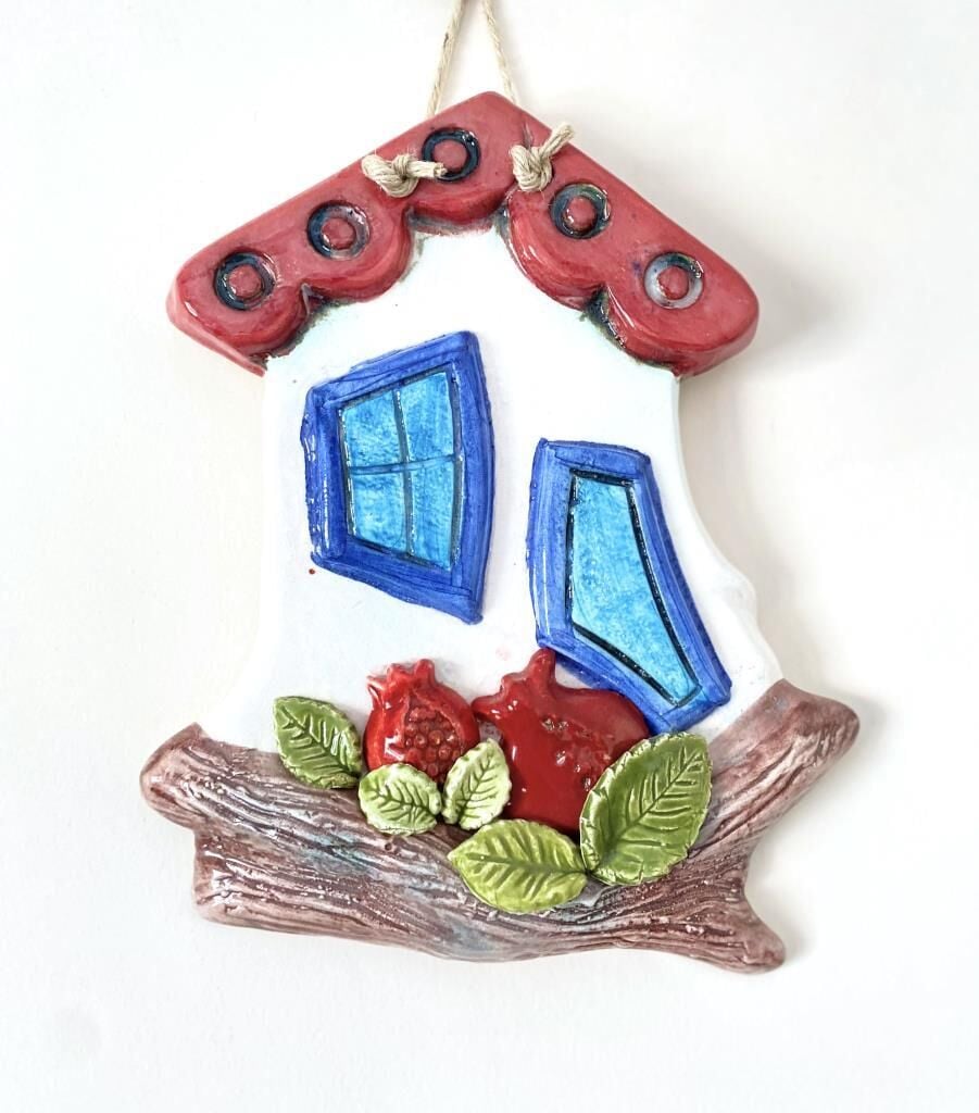 Seramik Şans Evi Dekoratif Duvar Süsü