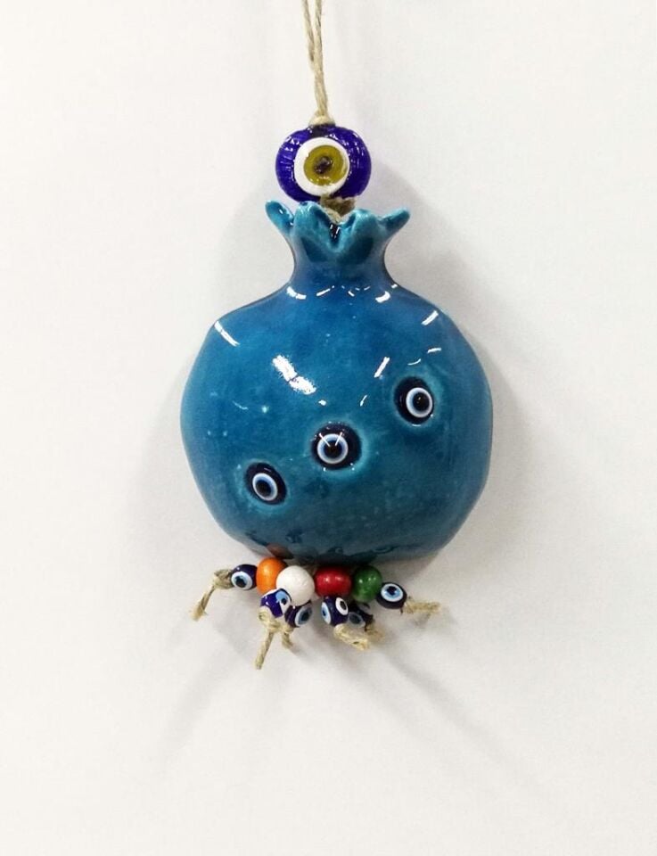 Nar Figürlü Askılı Dekoratif Duvar Süsü Nazarlık