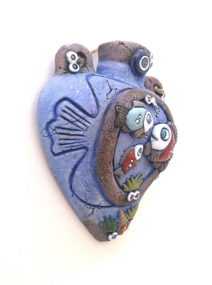 Özel Tasarım Seramik Amfora Büyük Boy Duvar Dekoru Testi