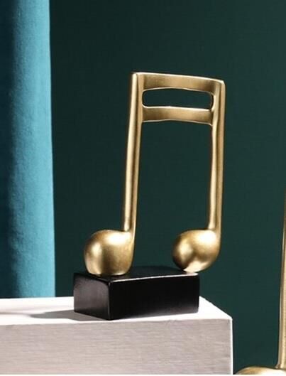 Ev Dekor Aksesuarları Dekoratif Sanat Nota El Sanatları Oturma Odası Masa Süsleri ALTIN