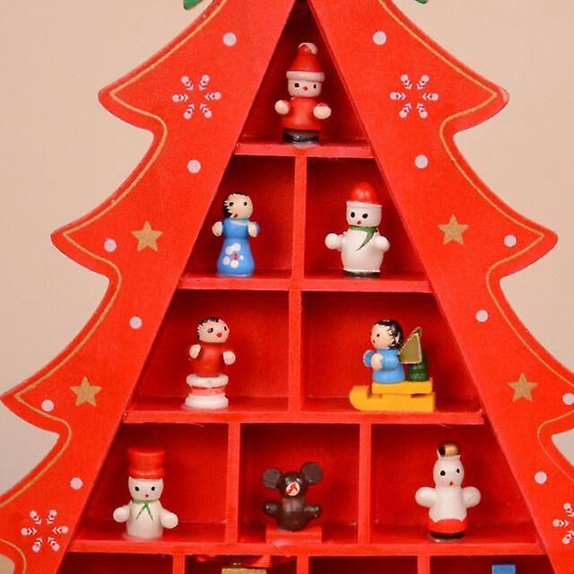 Ahşap Yılbaşı Ağacı Yılbaşı Süs Parti Noel Ağaç Dekoru