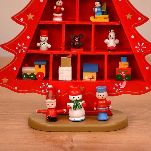 Ahşap Yılbaşı Ağacı Yılbaşı Süs Parti Noel Ağaç Dekoru