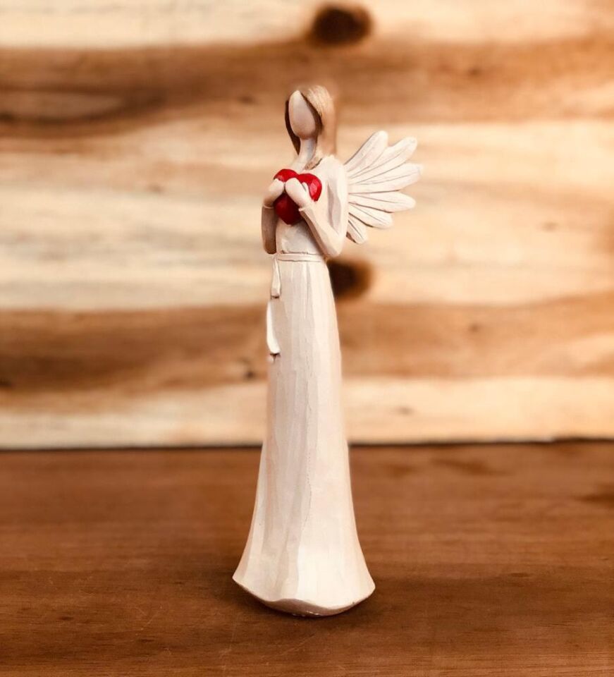 Kalbim Seninle Özel Tasarım Aşk Meleği Büyük Boy Biblo