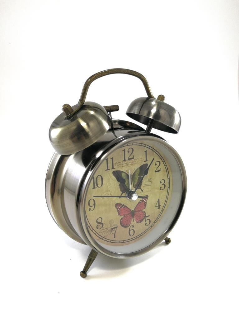 Dekoratif Çalar Saat Ev Ofis Aksesuar Nostaljik Işıklı Masa Saati