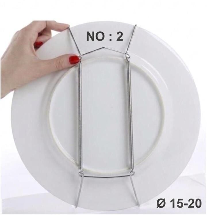 Dekor Tabak Askısı Duvar Tabak Askı Aparatı 15-20 cm