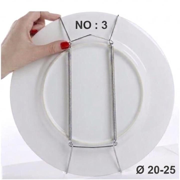 Dekor Tabak Askısı Duvar Tabak Askı Aparatı 20-25 cm