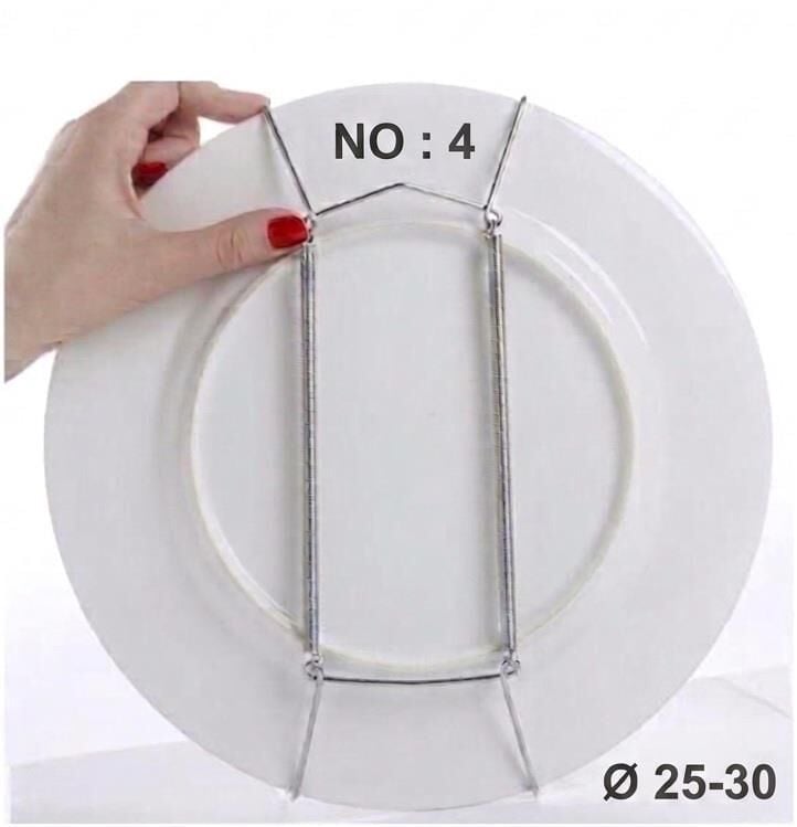 Dekor Tabak Askısı Duvar Tabak Askı Aparatı 25-30 cm