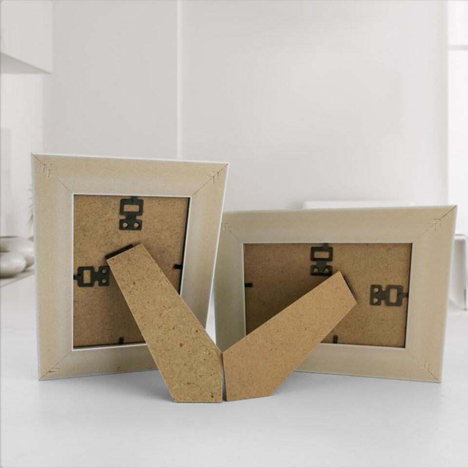 Ahşap Büyük Boy Vintage Fotoğraf Çerçevesi Masa Çerçevesi Duvar Çerçevesi 20 cm x 25 cm YEŞİL