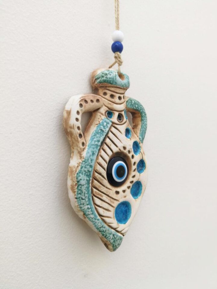 Seramik Mini Küp Eskitme Dekoratif Duvar Süsü Dekor