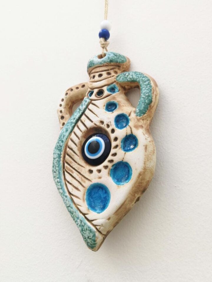 Seramik Mini Küp Eskitme Dekoratif Duvar Süsü Dekor