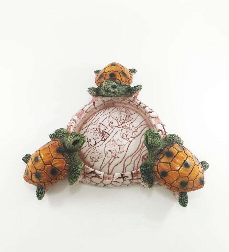 Dekoratif Karetta Figürlü Küllük Dekor Kül Tablası