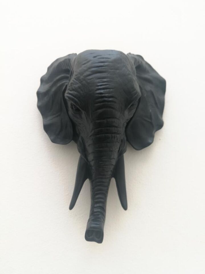 Dekoratif Fil Kafası Askılık Modern Duvar Dekoru Ev Dekorasyon Duvar Askılığı