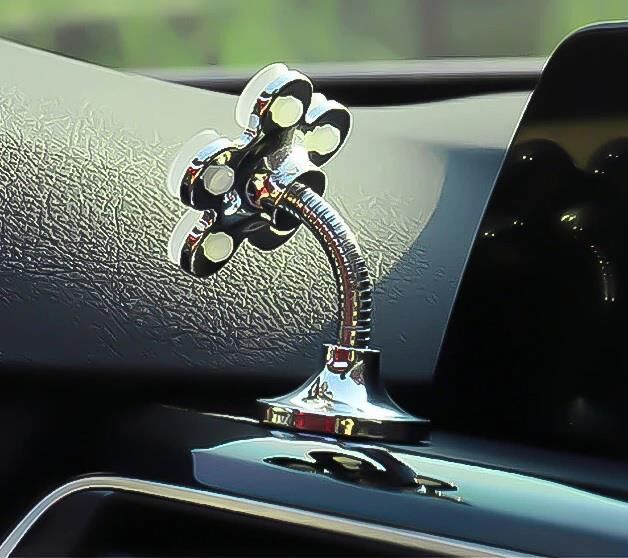 Vantuzlu Telefon Tutucu 360 Derece Dönebilen Araç İçi Telefon Standı SARI
