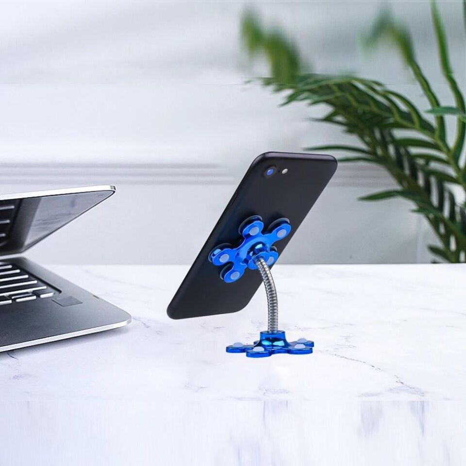 Vantuzlu Telefon Tutucu 360 Derece Dönebilen Araç İçi Telefon Standı SARI