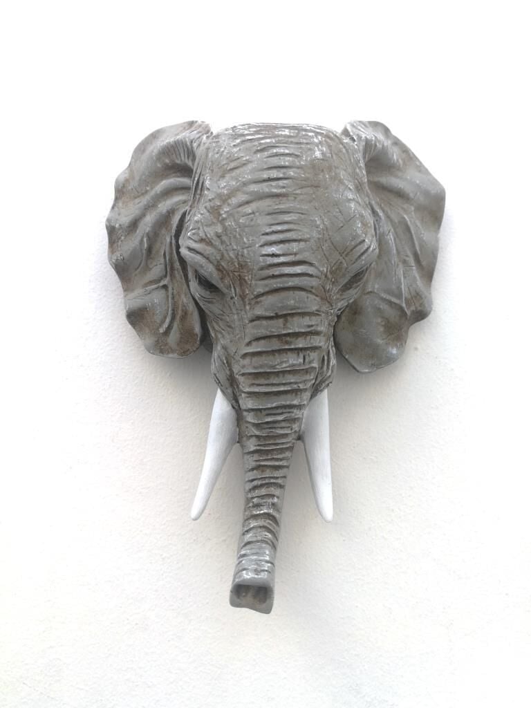 Dekoratif Fil Kafası Askılık Modern Duvar Dekoru Ev Dekorasyon Duvar Askılığı Eskitme