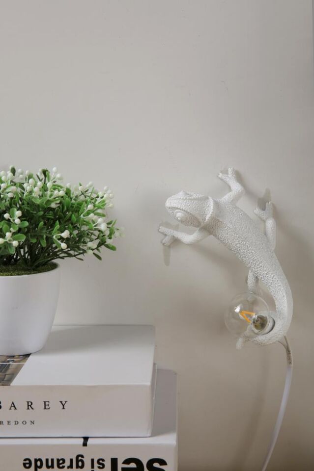 Dekoratif Duvar Lambası Bukalemun Aplik Duvar Aydınlatma Modern Aydınlatma Ev Duvar Dekoru