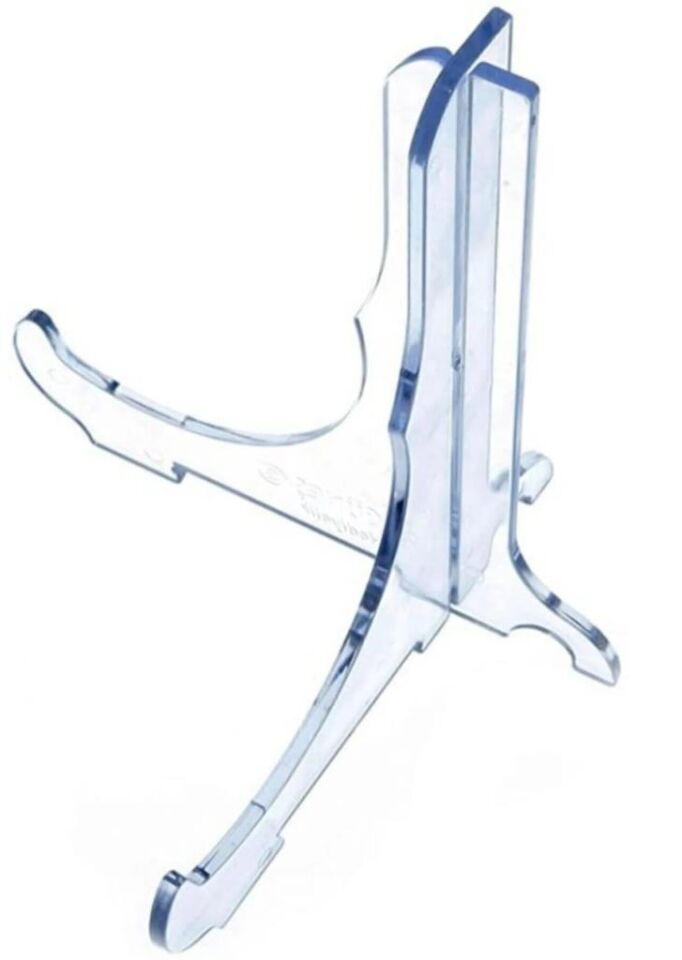 Geçmeli Teşhir Ayağı Stand Fotoğraf Tablo Çerçeve Ayağı Kalın Sunum Ayağı 12.5x15 cm