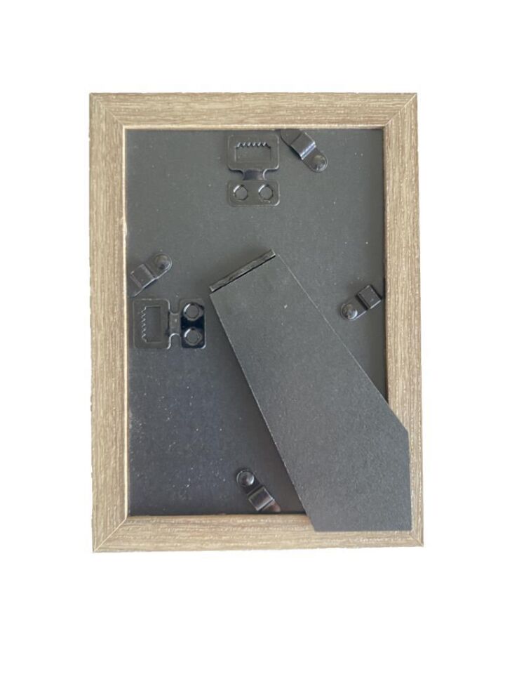 Ahşap 15x20 cm Masa ve Duvar Çerçevesi Fotoğraf Çerçeve Ayaklı ve Askılı Yüksek Kalite