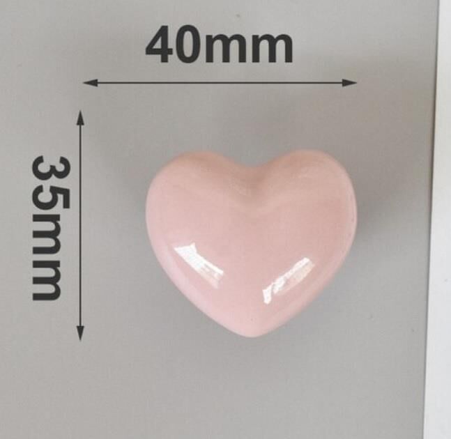 Modern Kalp Kulp Bebek Çocuk Genç Odası Çekmece Dolap Mobilya Kulpu