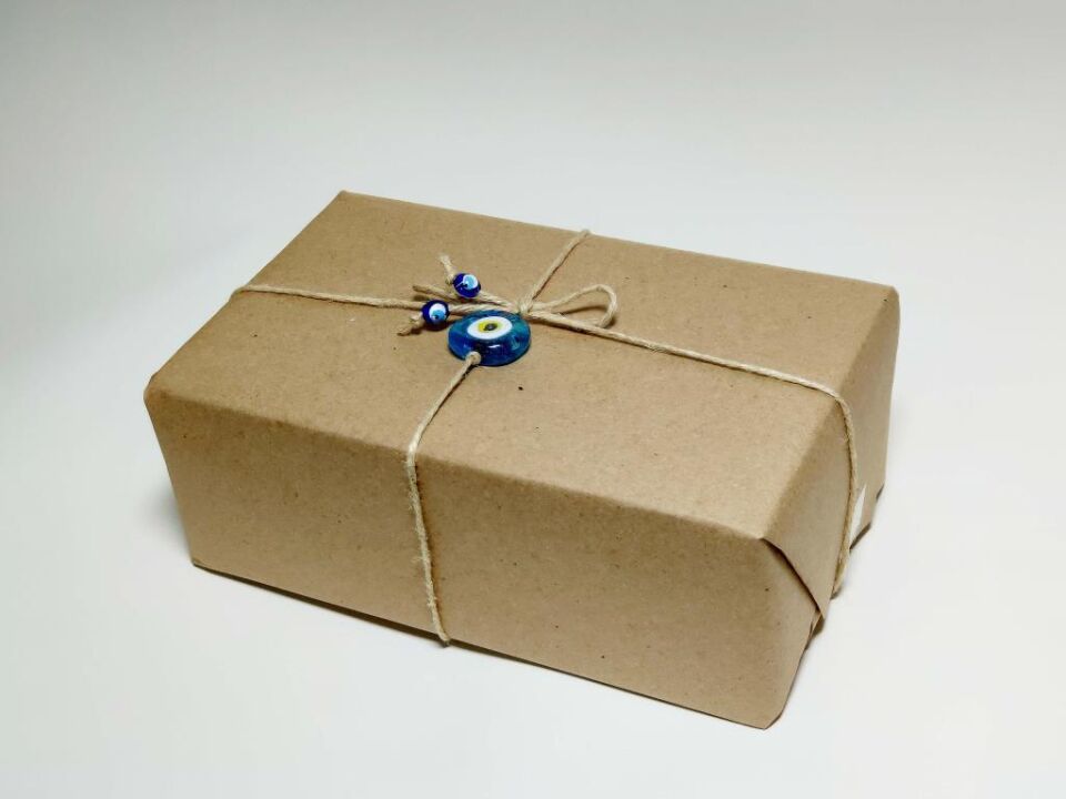 Desenli Nazar Boncuğu Duvar Süsü Hediye Nazarlık Normal Paket