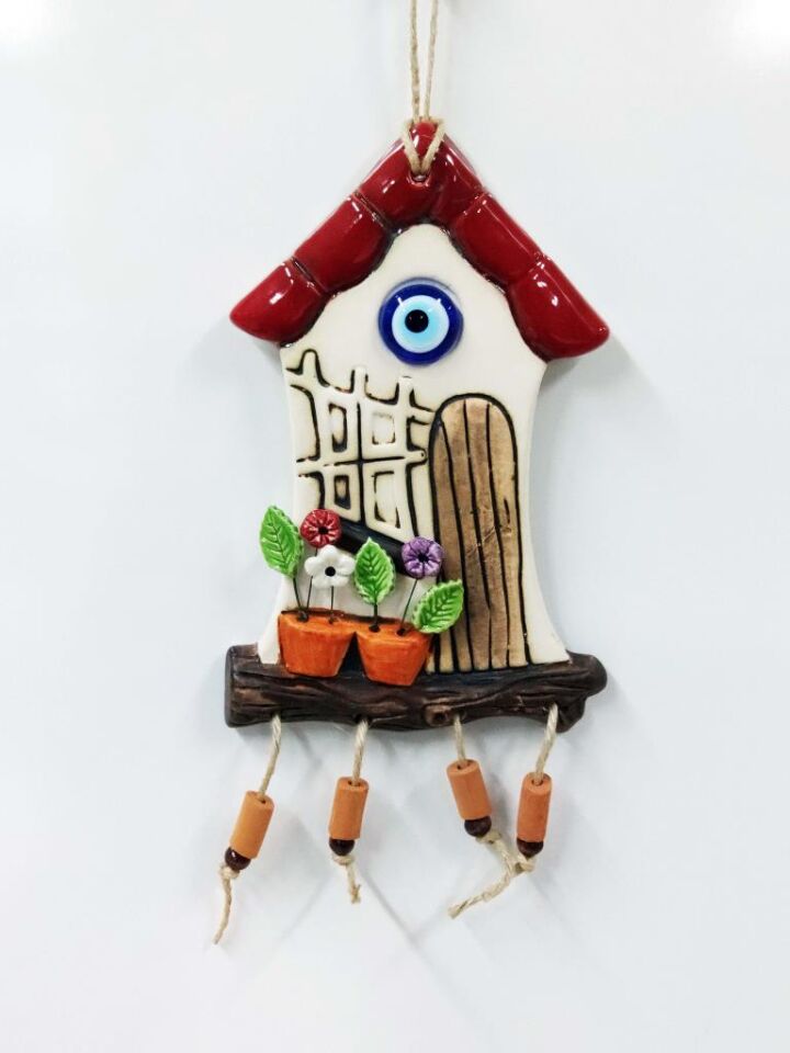 Ev Tasarımlı Dekoratif Duvar Süsü Nazarlık 15x23 cm