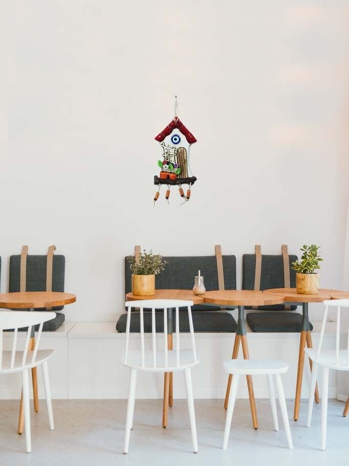 Ev Tasarımlı Dekoratif Duvar Süsü Nazarlık 15x23 cm