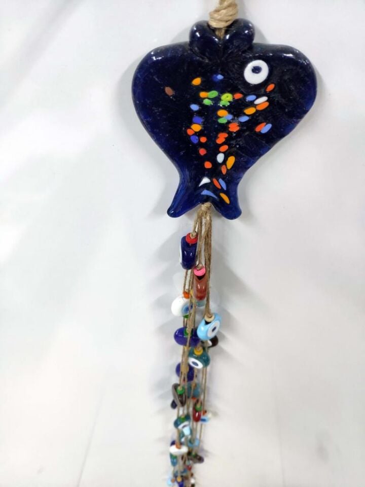 41 Kere Maşallah Balık Tasarımlı Nazarlık 100 cm