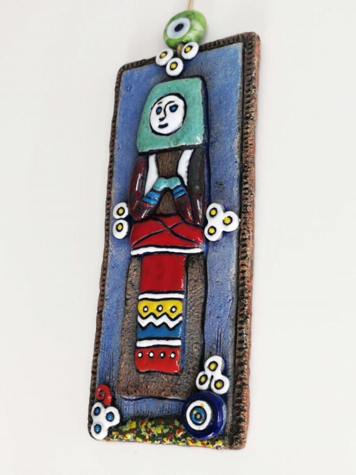 Özel Tasarım Ana Nazarlık Seramik Duvar Bahçe Balkon Süsü