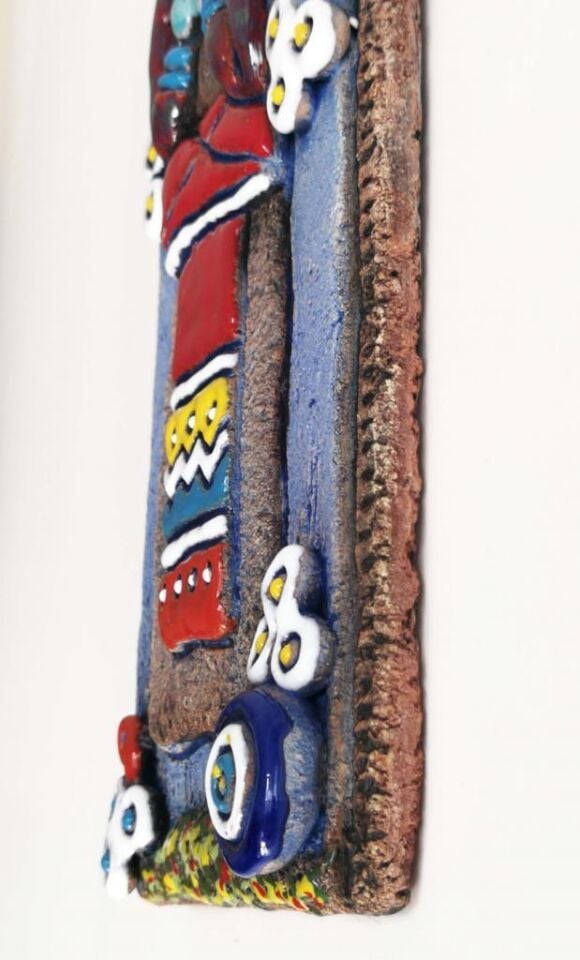 Özel Tasarım Ana Nazarlık Seramik Duvar Bahçe Balkon Süsü