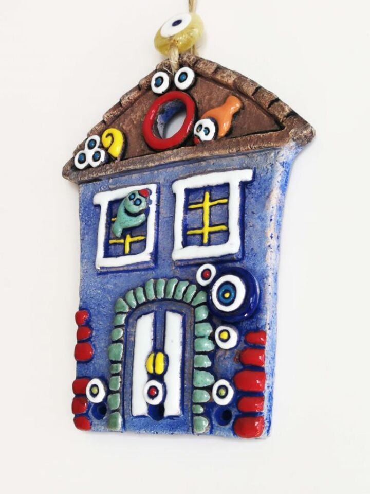 Özel Tasarım Ev Nazarlık Seramik Duvar Süsü