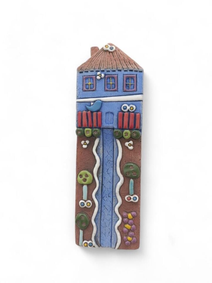 Özel Tasarım Seramik Uzun Ev Hediyelik Duvar Süsü