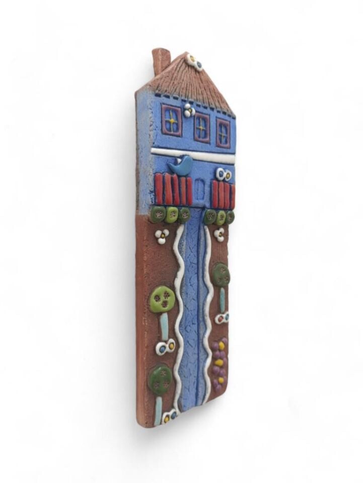 Özel Tasarım Seramik Uzun Ev Hediyelik Duvar Süsü