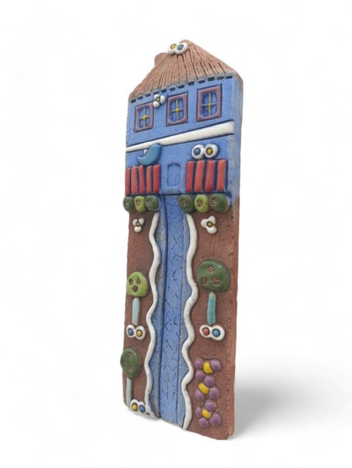 Özel Tasarım Seramik Uzun Ev Hediyelik Duvar Süsü