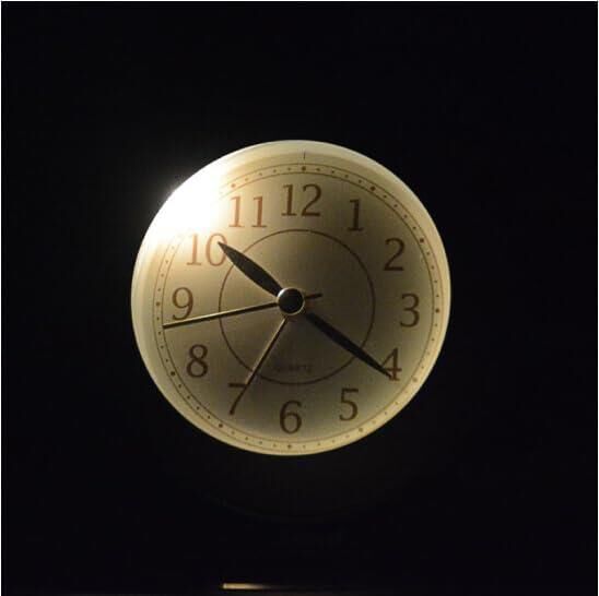 Dekoratif Modern Tarz Tasarım Lüks Stil Metal Işıklı Çalar Saat Ev Ofis Aksesuar Masa Saati Pembe