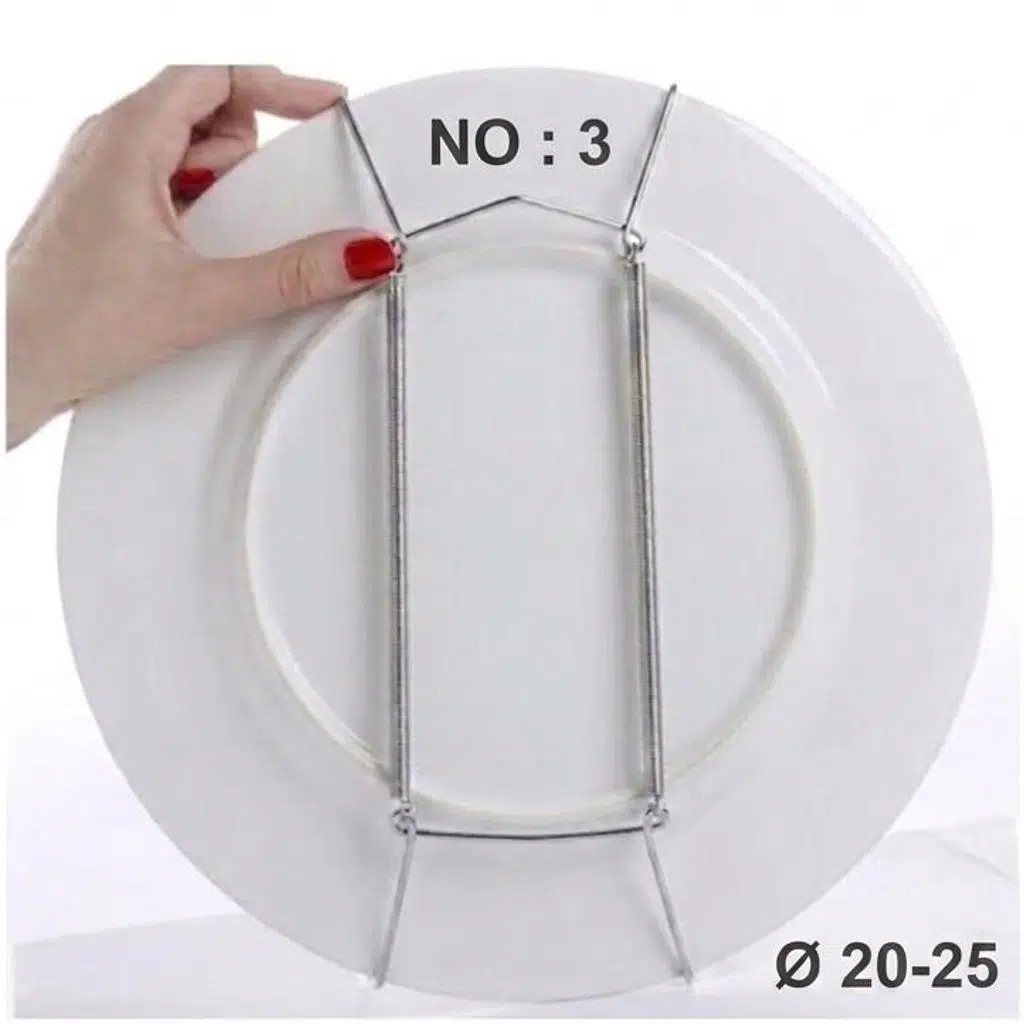 Dekor Tabak Askısı Duvar Tabak Askı Aparatı 20-25 cm