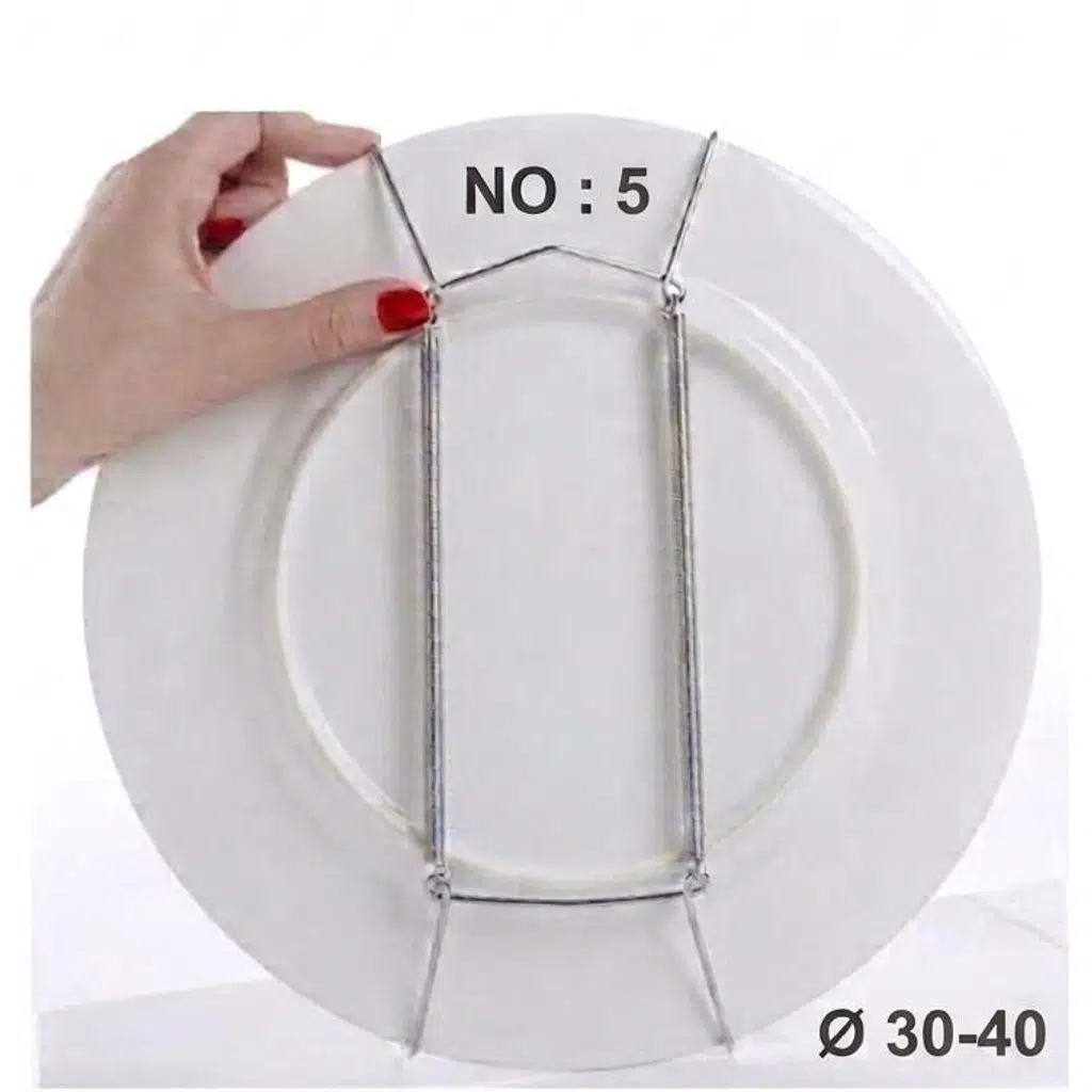 Dekor Tabak Askısı Duvar Tabak Askı Aparatı 30-40 cm