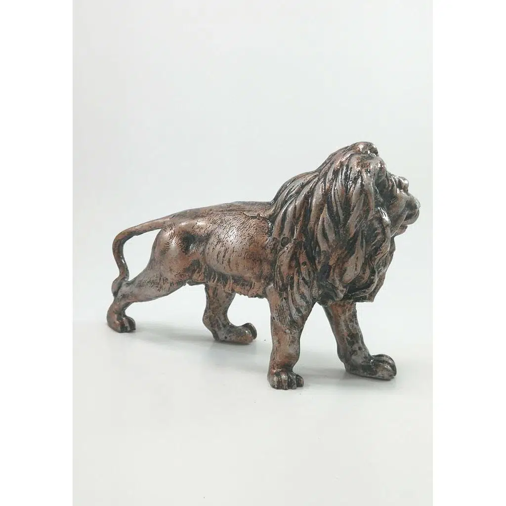 Dekoratif Aslan Biblo Heykel - BRONZ
