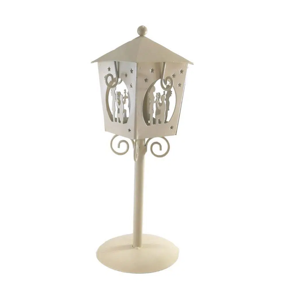 Dekoratif Forferje Tealight Mumluk - Krem