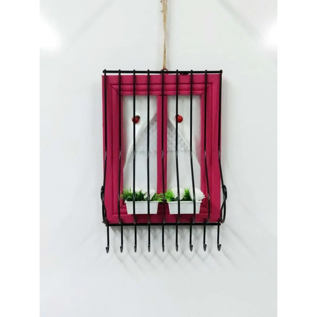 Pencere Tasarımlı Renkli Anahtarlık 16x25