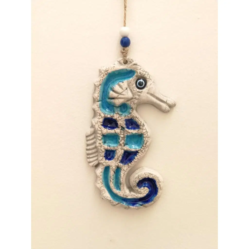 Seramik Mini Denizatı Dekoratif Duvar Süsü 9x17 cm